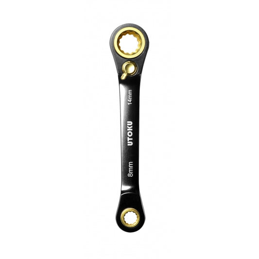 Utoku 4 in 1 Ratcheting Wrench Black UT-4in1-8-14B