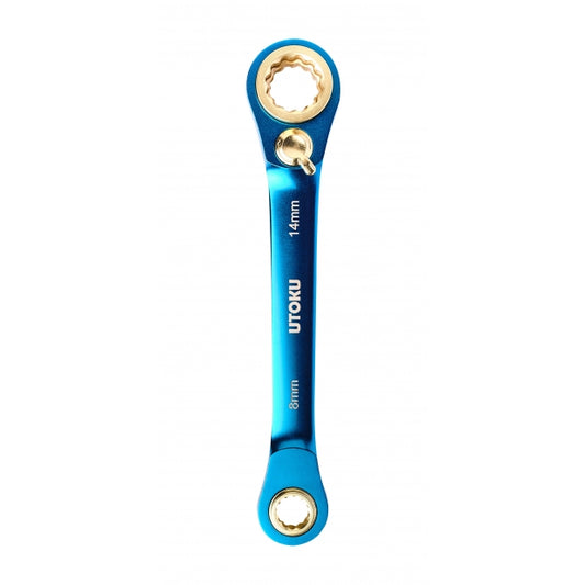 Utoku 4 in 1 Ratcheting Wrench Blue UT-4in1-8-14BL