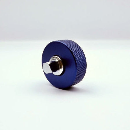 Utoku 1/4 in. to 1/4 in. Drive Thumb Wheel Quick Spinner Adaptor, Thick, Blue UT-QA14T