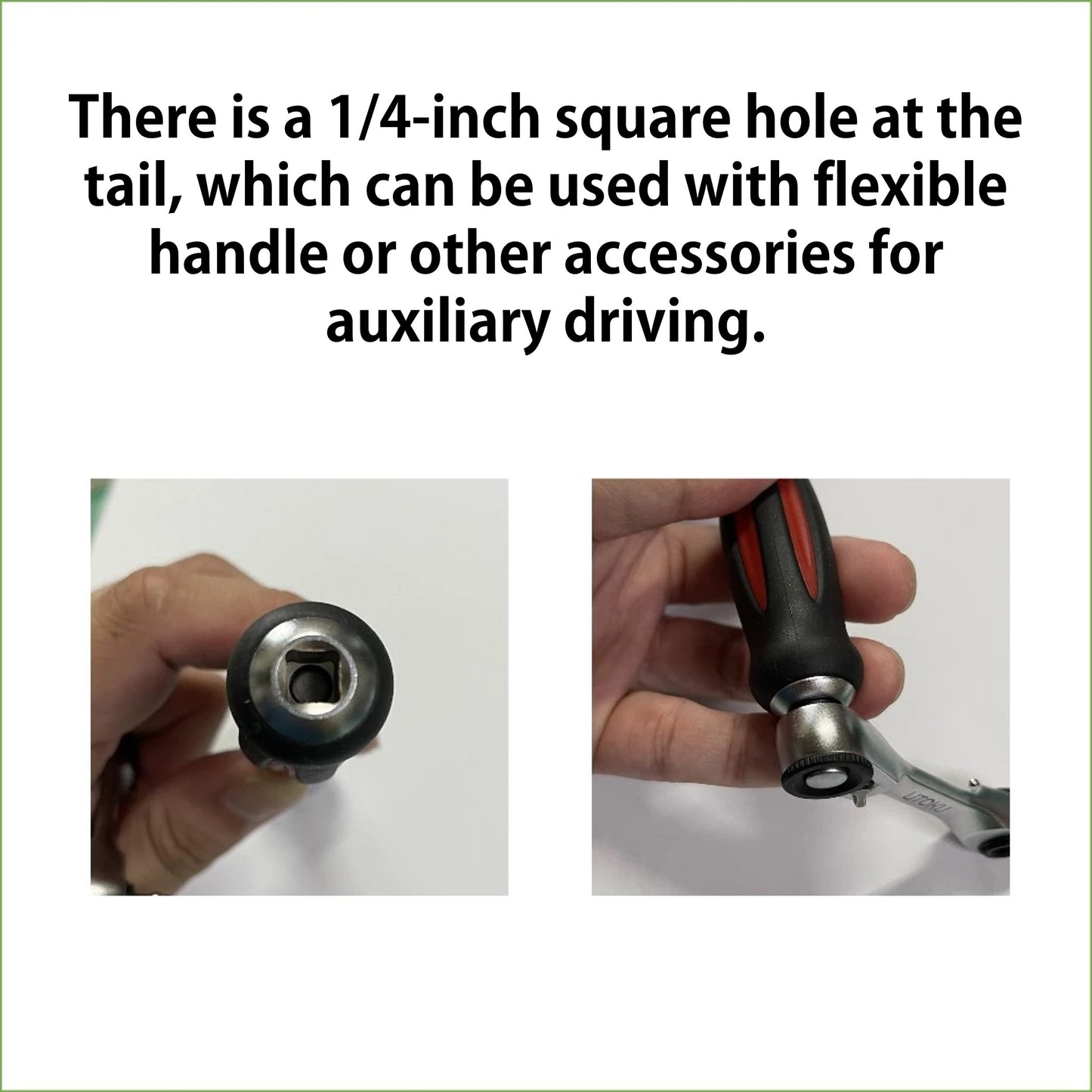 Utoku 1/4" Drive Twist Handle Ratchet UT-TBA-14