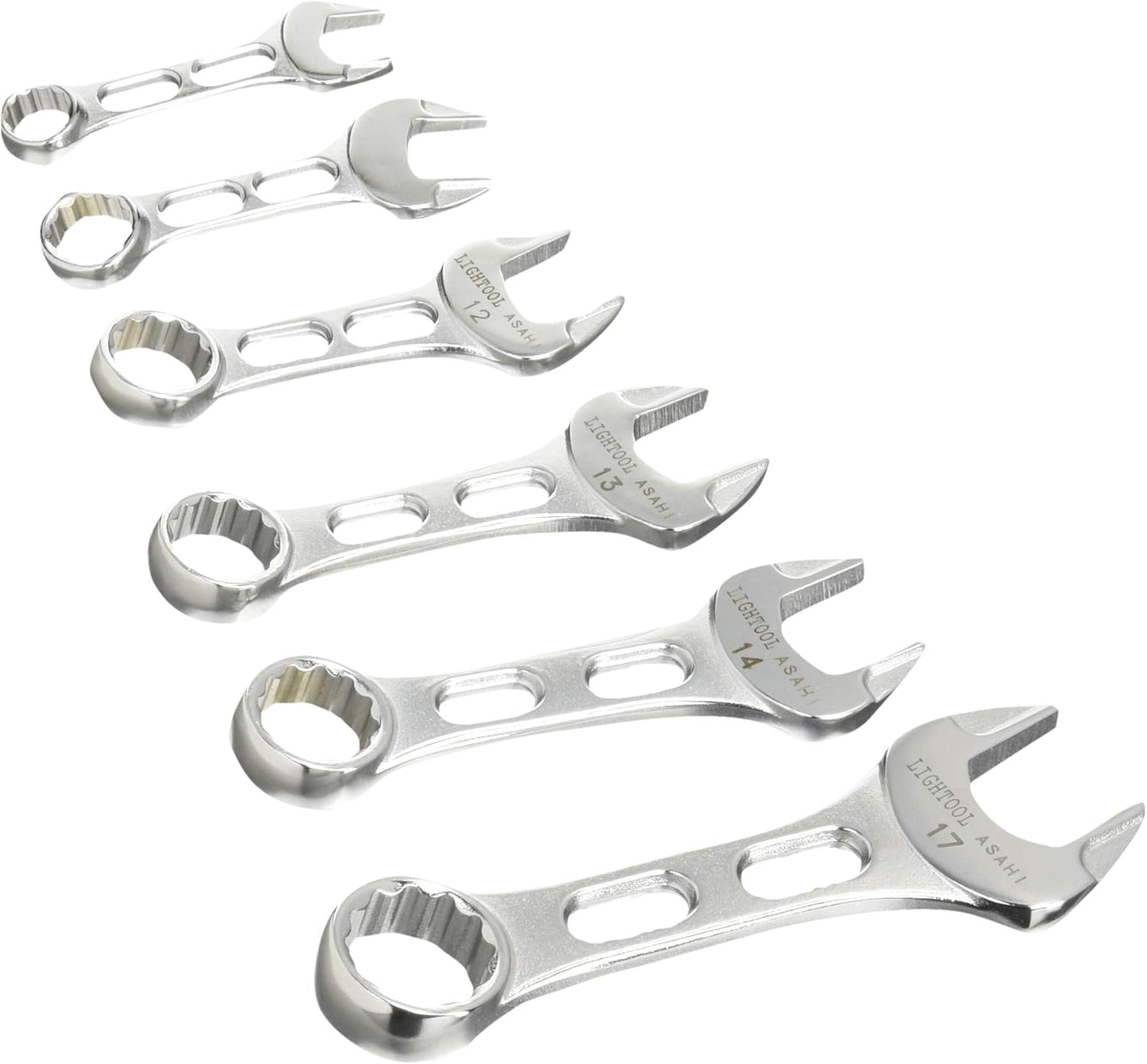 ASAHI LIGHTOOL Mini Combination Wrench Set LCWUS60