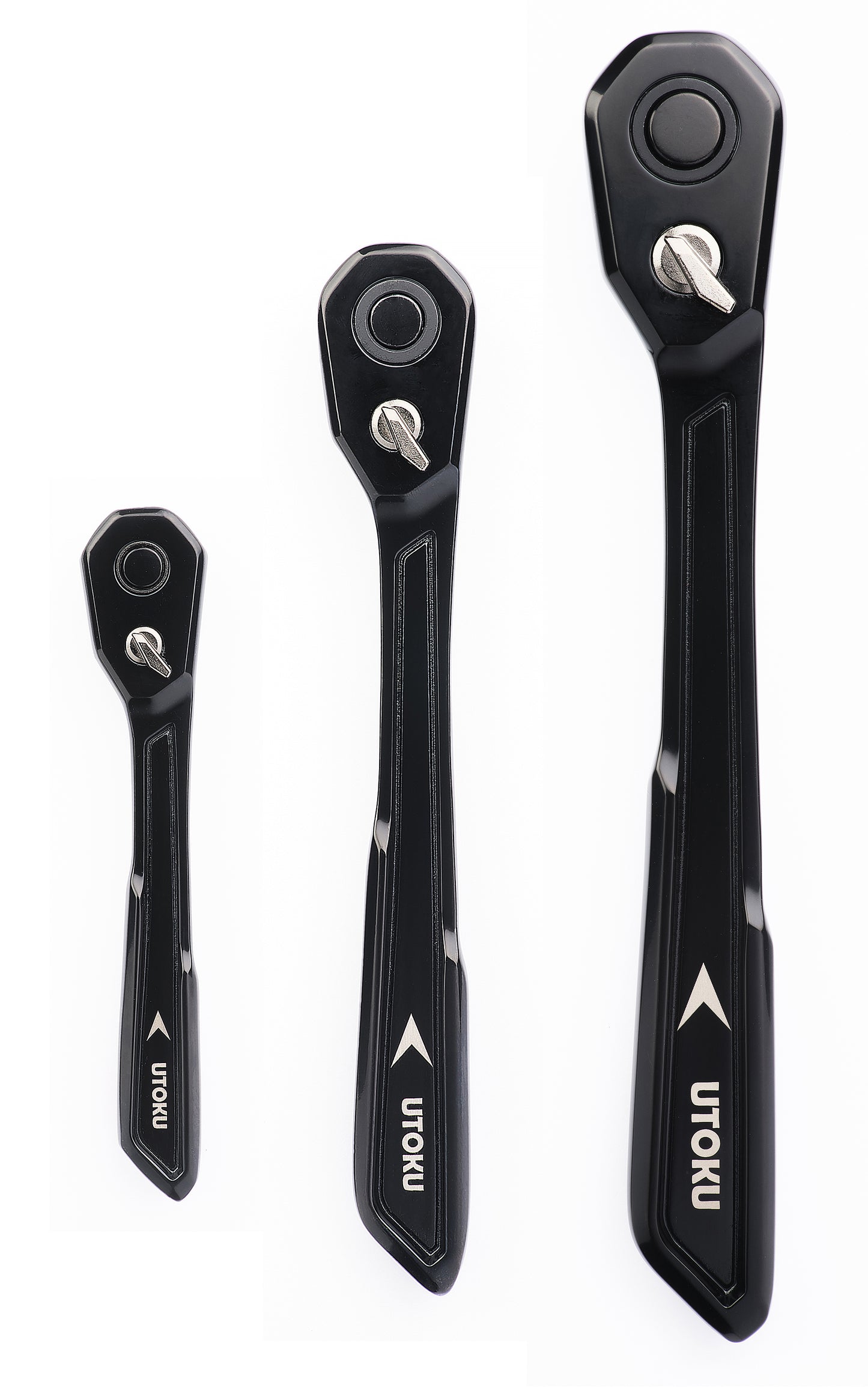 Utoku Super Slim Ratchet Black URSUS 90T 1/4" UT-SSRW-1B