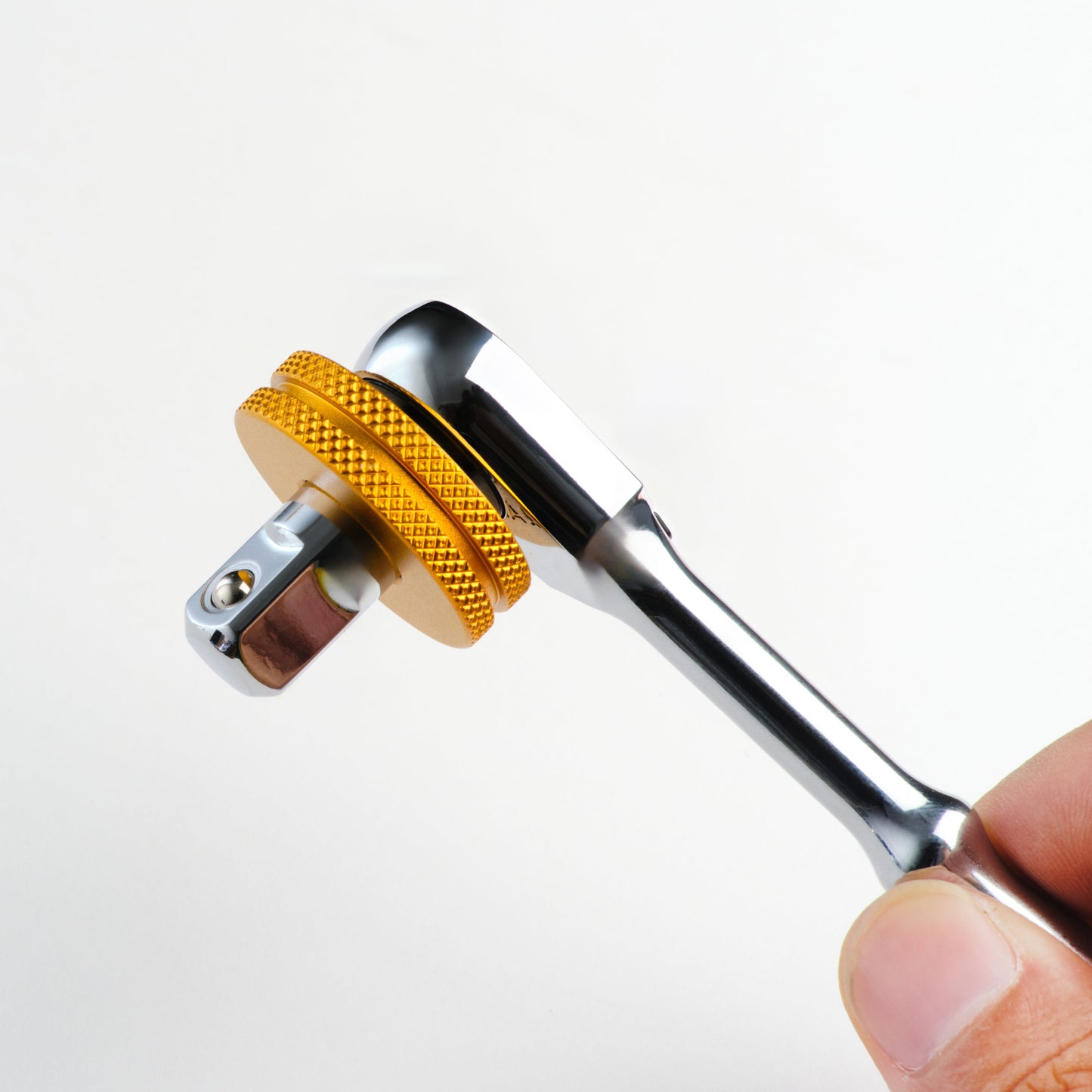 Utoku 1/4 in. to 3/8 in. Drive Thumb Wheel Quick Spinner Adaptor, Yellow UT-QA23L