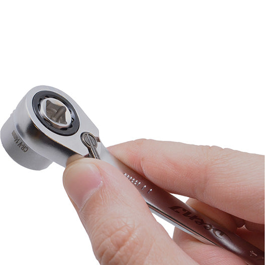 DEEN Low Profile 1/4 in. Drive Metric Socket and Half Cut Bit Set, 30-Piece DNBRS31J