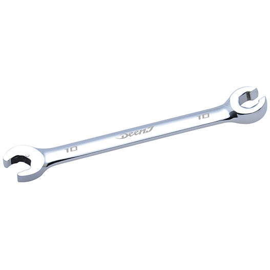 DEEN 10mm Open End Ratcheting Flare Nut Wrench DNJ-40810FMJ