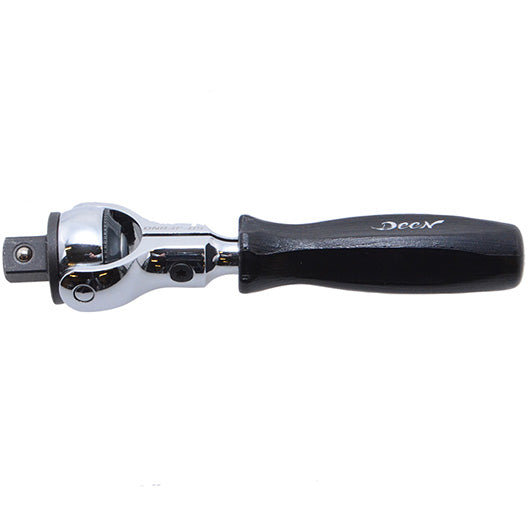 DEEN Stubby Compact Head Swivel Ratchet 3/8 DNR3F-05