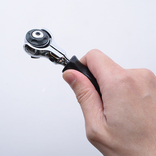 DEEN Stubby Compact Head Swivel Ratchet 3/8 DNR3F-05