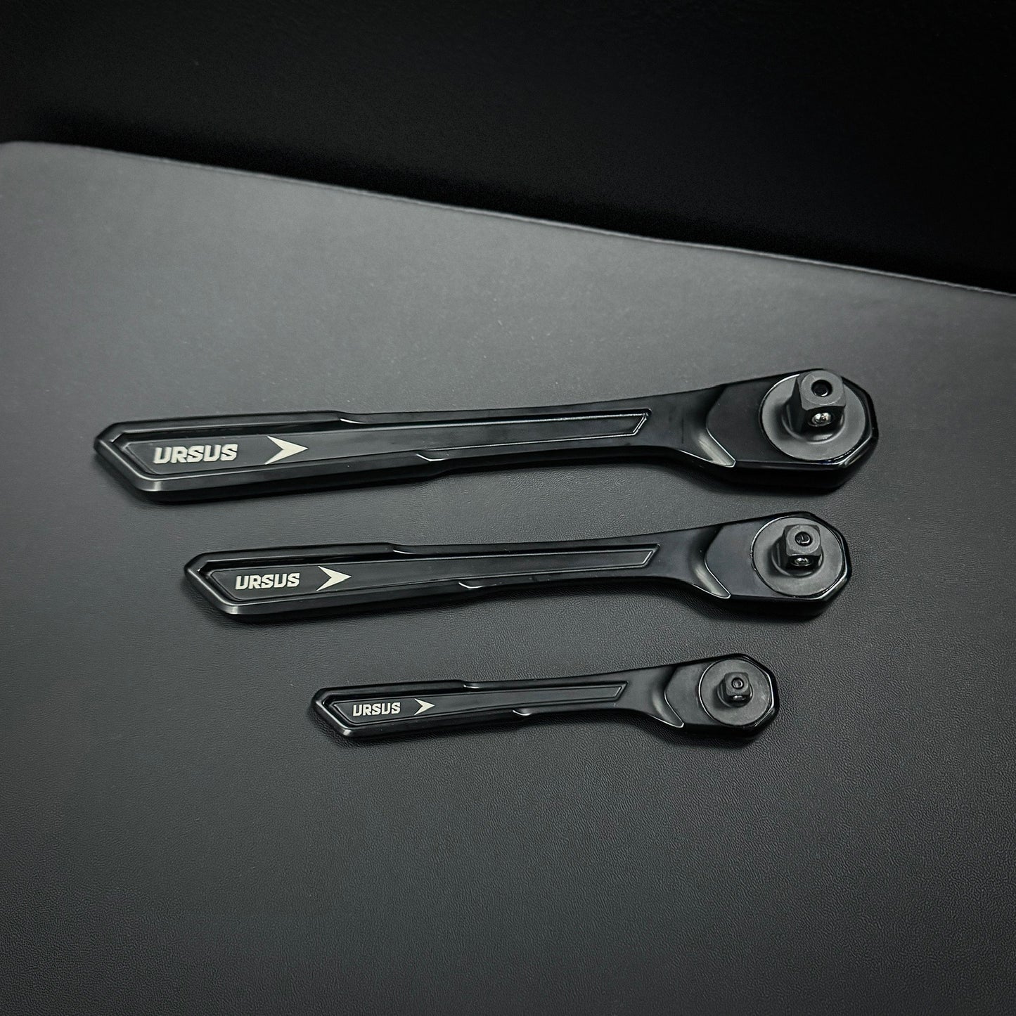 Utoku Super Slim Ratchet Black URSUS 90T 1/2" UT-SSRW-3B