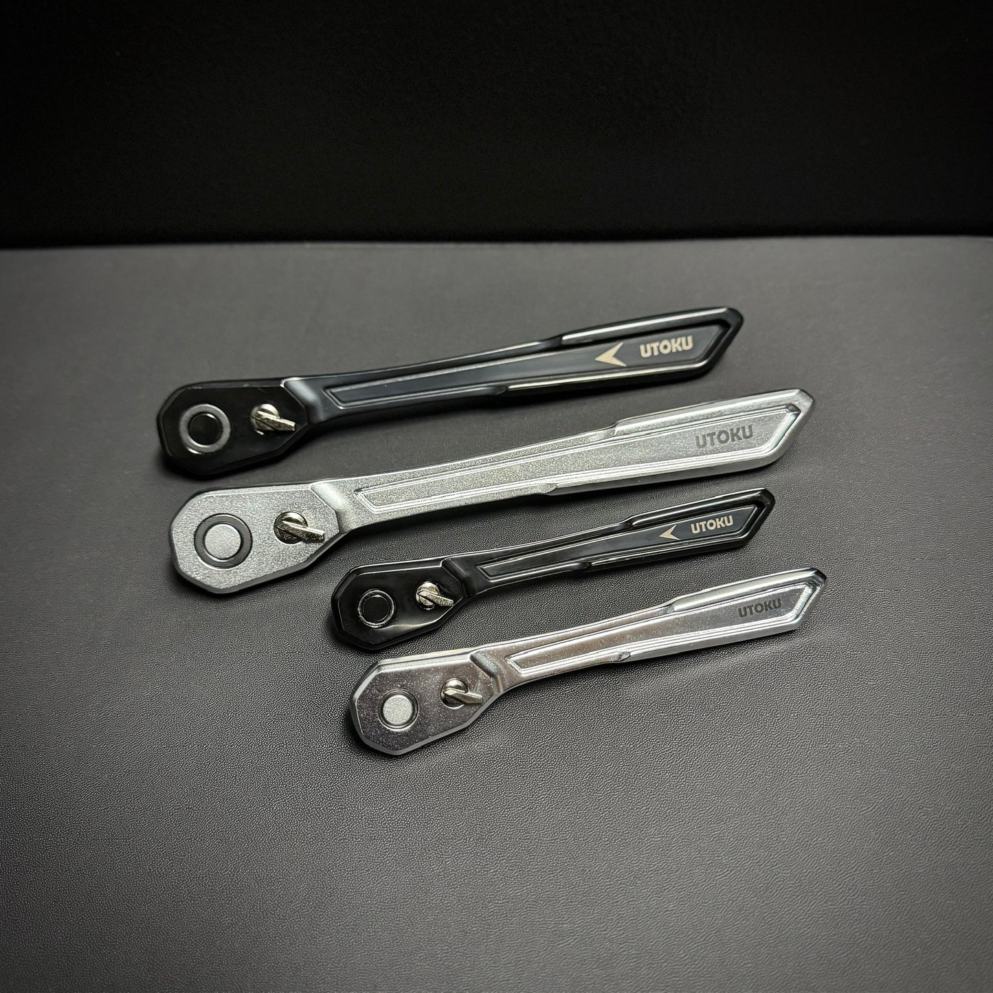 Utoku Super Slim Ratchet Black URSUS 90T 1/2" UT-SSRW-3B