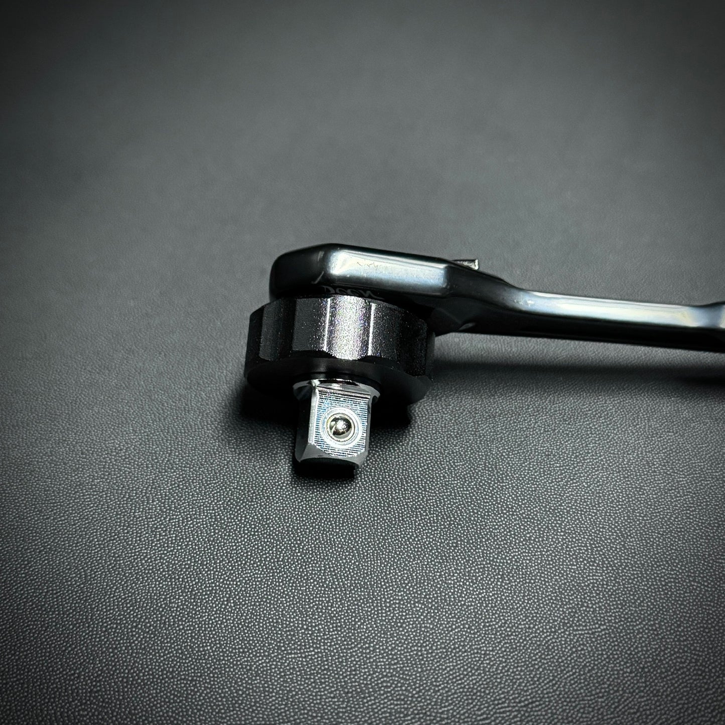 DEEN 1/4 in. to 3/8 in. Drive Conversion Ratchet Spinner Adaptor- Black DNBA23Q-BK