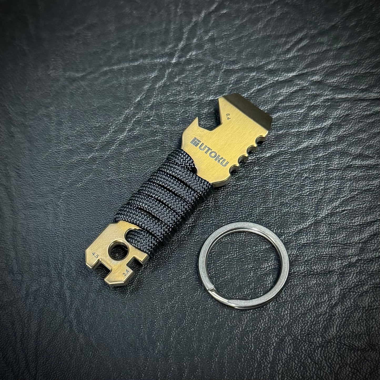 Utoku Tools EDC Titanium Multi-tool Bottle Opener Gold UT-Ti-pbr-1