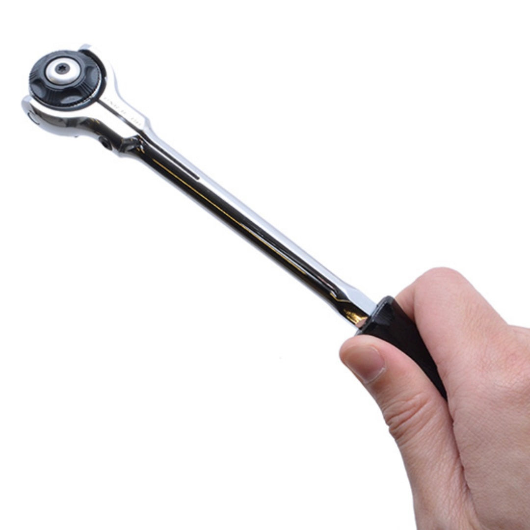 DEEN Long Compact Head Swivel Ratchet 3/8 DNR3F-08