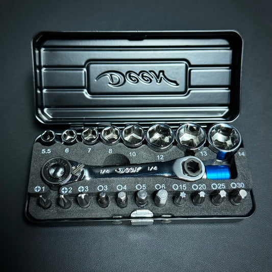 DEEN Mini Ratchet Set Metric 6 Point 21 piece DNCRBS21