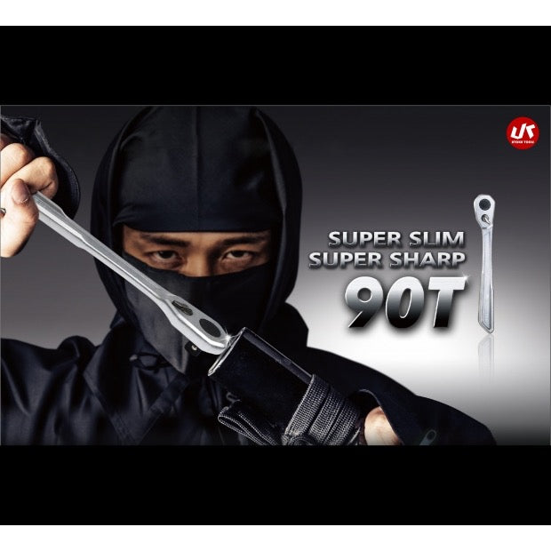 Utoku 3/8" Drive 90T Super Slim Ratchet UT-SSRW-2