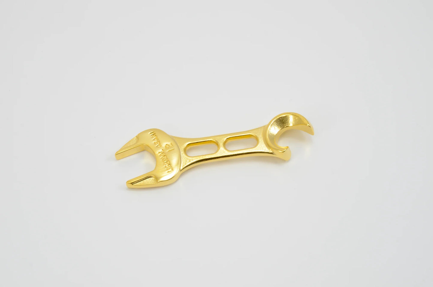 ASAHI LIGHTOOL Mini Combination Wrench Bottle Opener 12mm Gold LCO0012G