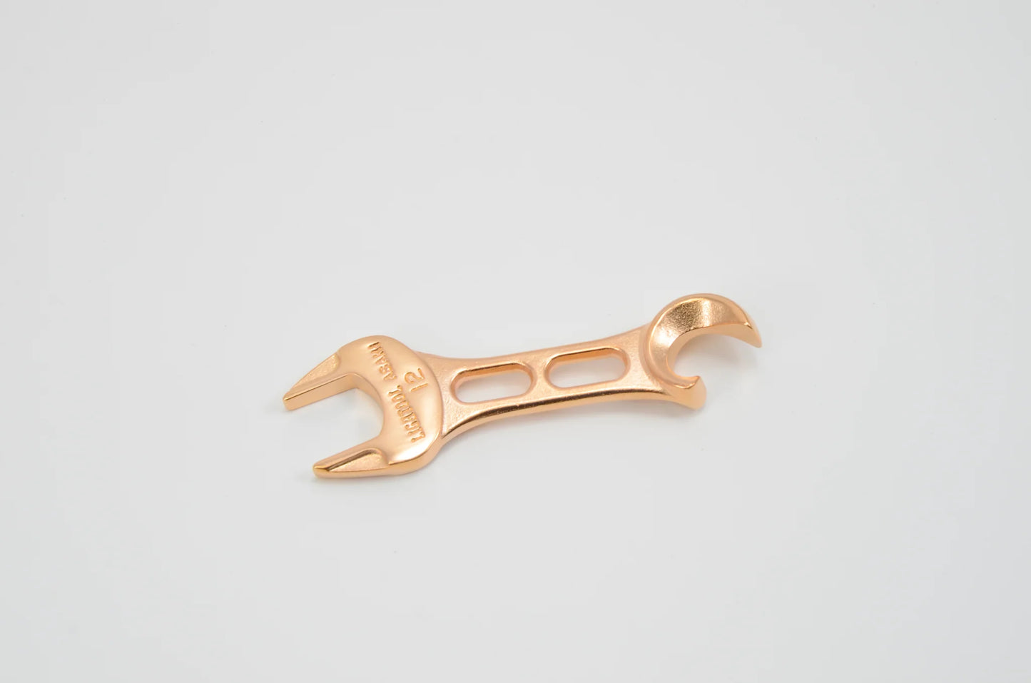 ASAHI LIGHTOOL Mini Combination Wrench Bottle Opener 12mm Pink Gold LCO0012P