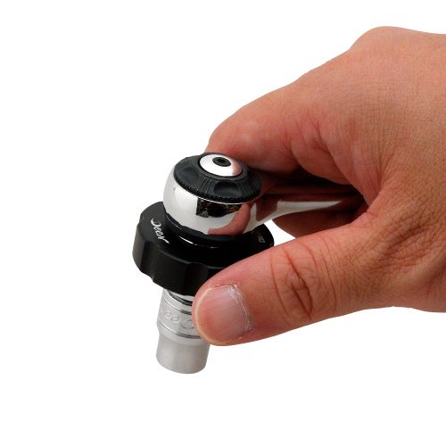 DEEN 3/8 in. Drive Ratchet Spinner Black DNB3Q-BK