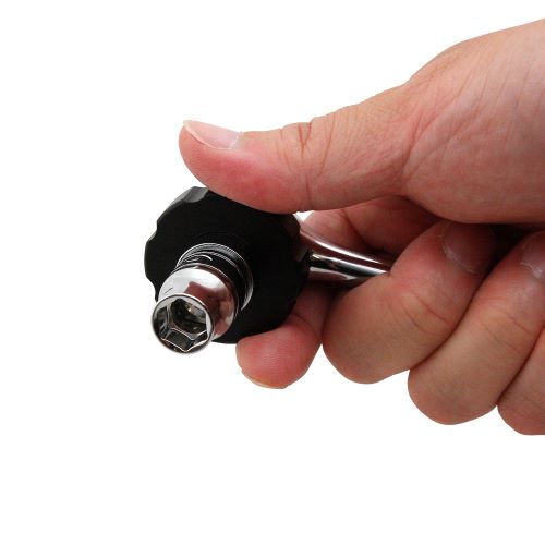 DEEN 3/8 in. Drive Ratchet Spinner Black DNB3Q-BK