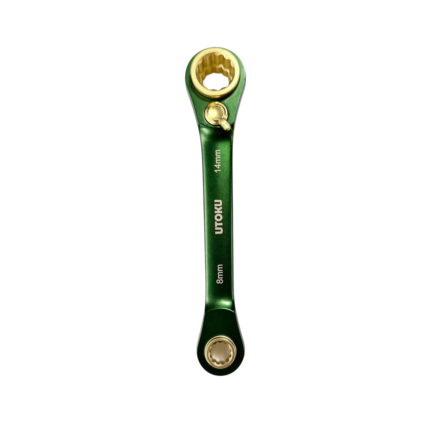 Utoku 4 in 1 Ratchet Wrench Green UT-4in1-8-14G