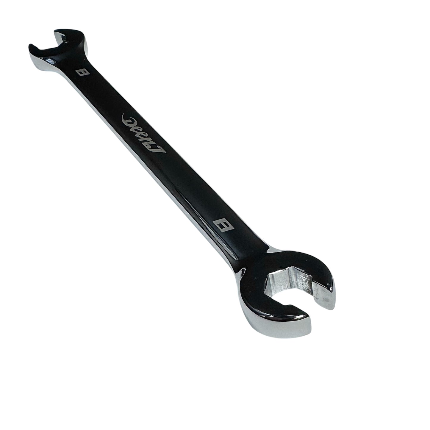 DEEN 8mm Open End Ratcheting Flare Nut Wrench DNJ-40808FMJ