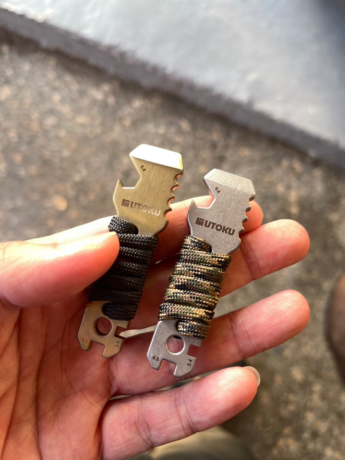 Utoku Tools EDC Titanium Multi-tool Bottle Opener Gold UT-Ti-pbr-1
