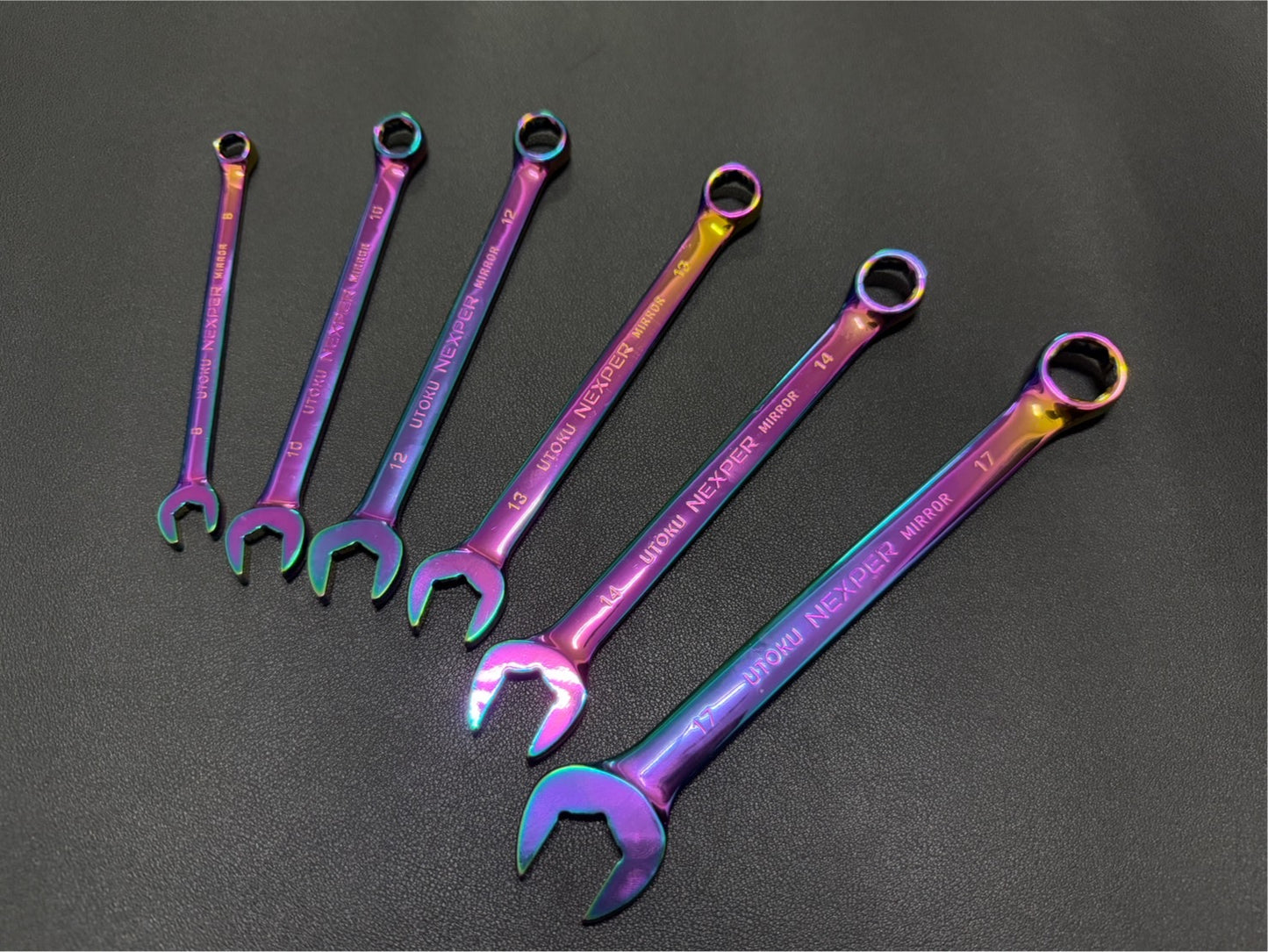 Utoku Nexper Series Titanium Plated Combination Wrench Set 6pc UT-NXPM-tiST