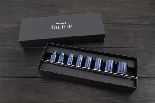 ASAHI 8pc Metric Socket Set Tactile Blue 3/8 in. Drive VO3080A