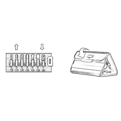 Utoku 15 Piece Mini Ratchet and Bit Set UT-RG-1