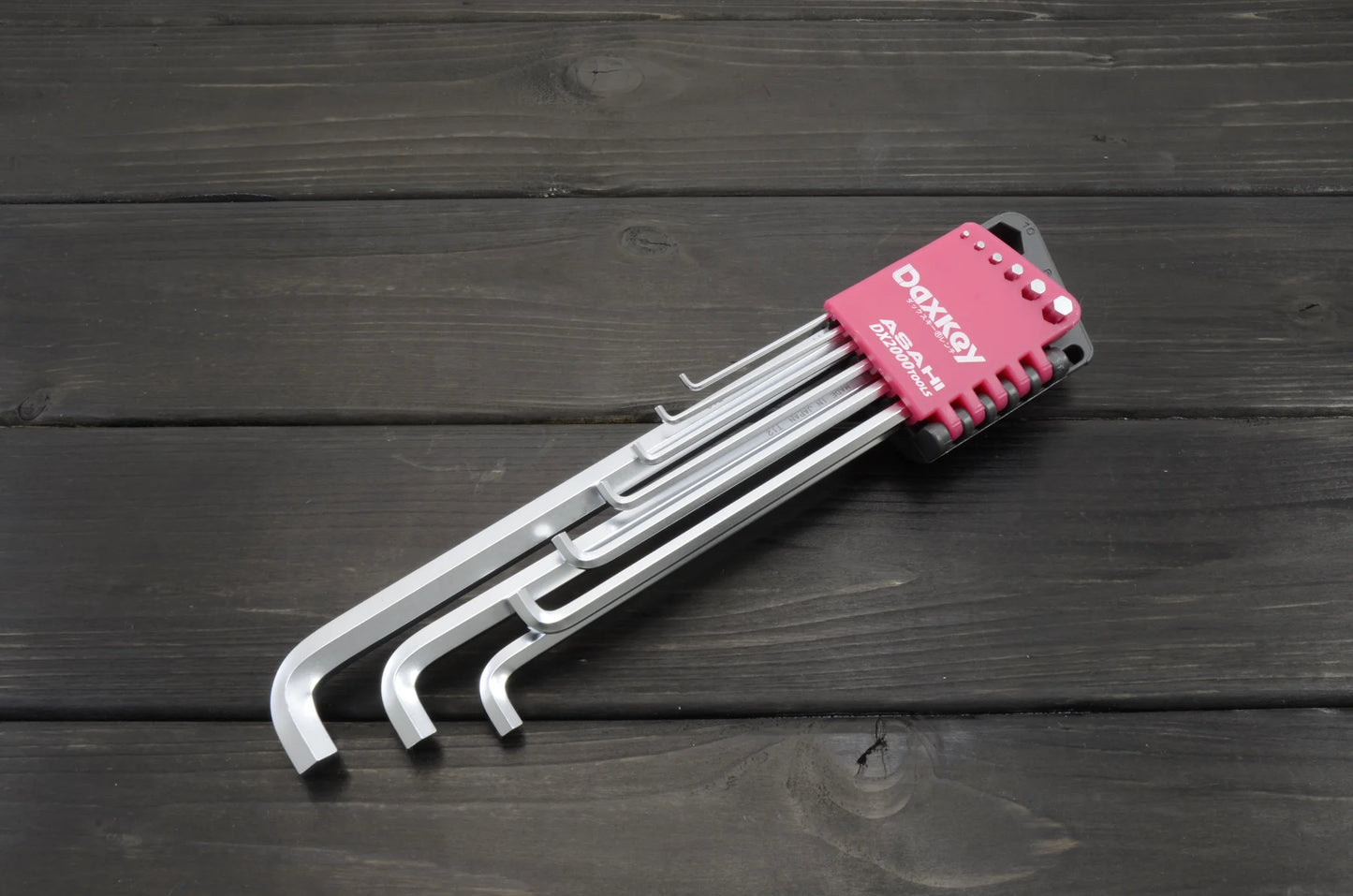 ASAHI DaxKey Stubby Offset Long Hex L-Key Wrench Set Metric 9pc DYS0910