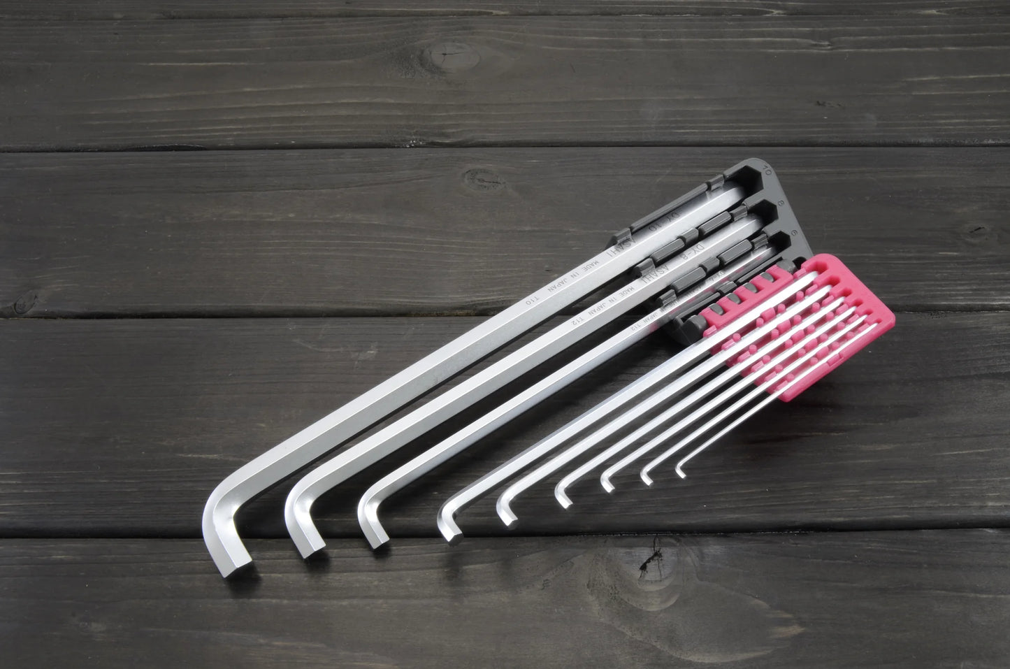 ASAHI DaxKey Stubby Offset Long Hex L-Key Wrench Set Metric 9pc DYS0910