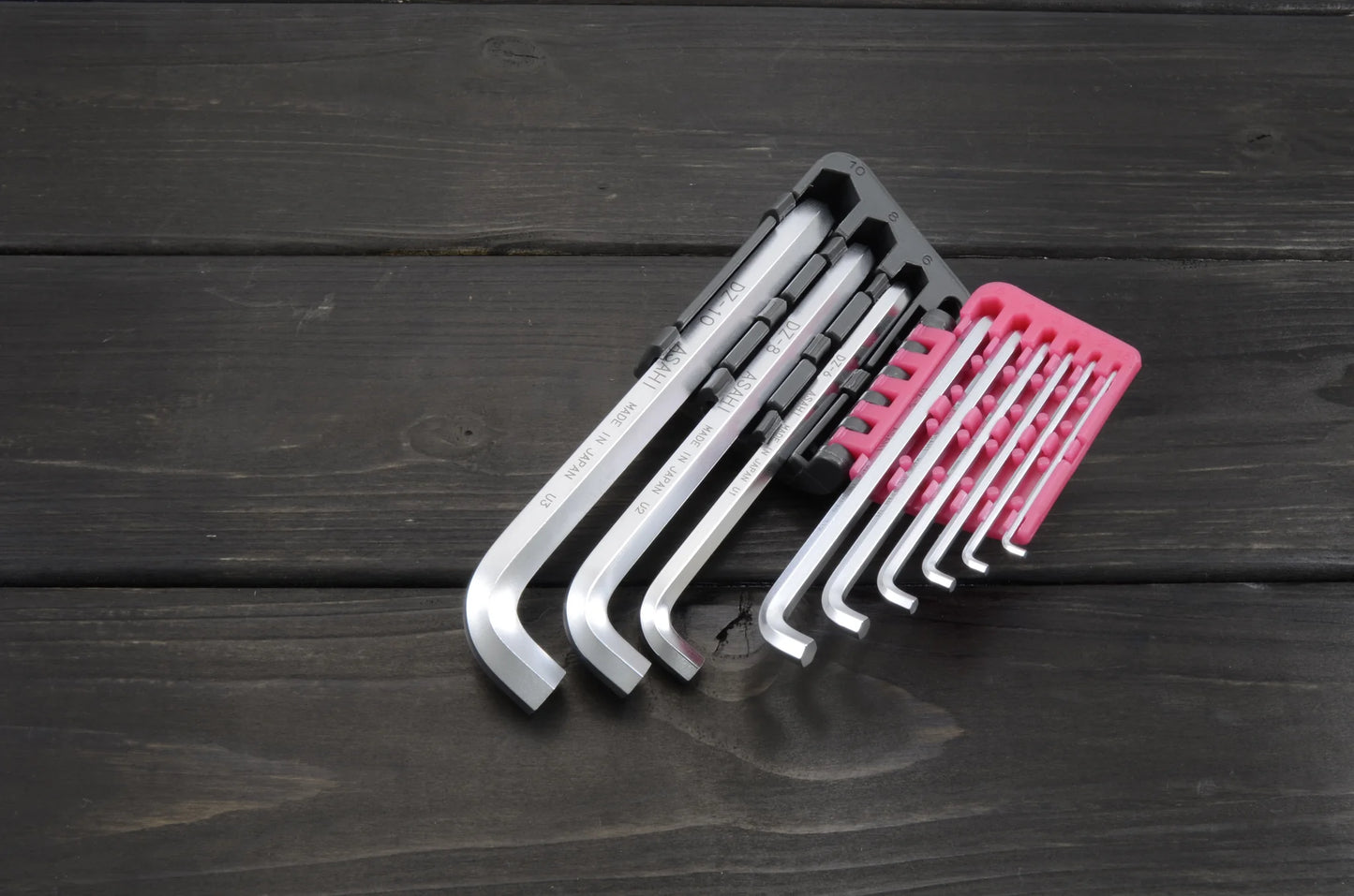 ASAHI DaxKey Stubby Offset Short Hex L-Key Wrench Set Metric 9pc DZS0910