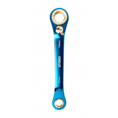 Utoku 4 in 1 Ratchet Wrench Blue UT-4in1-8-14BL