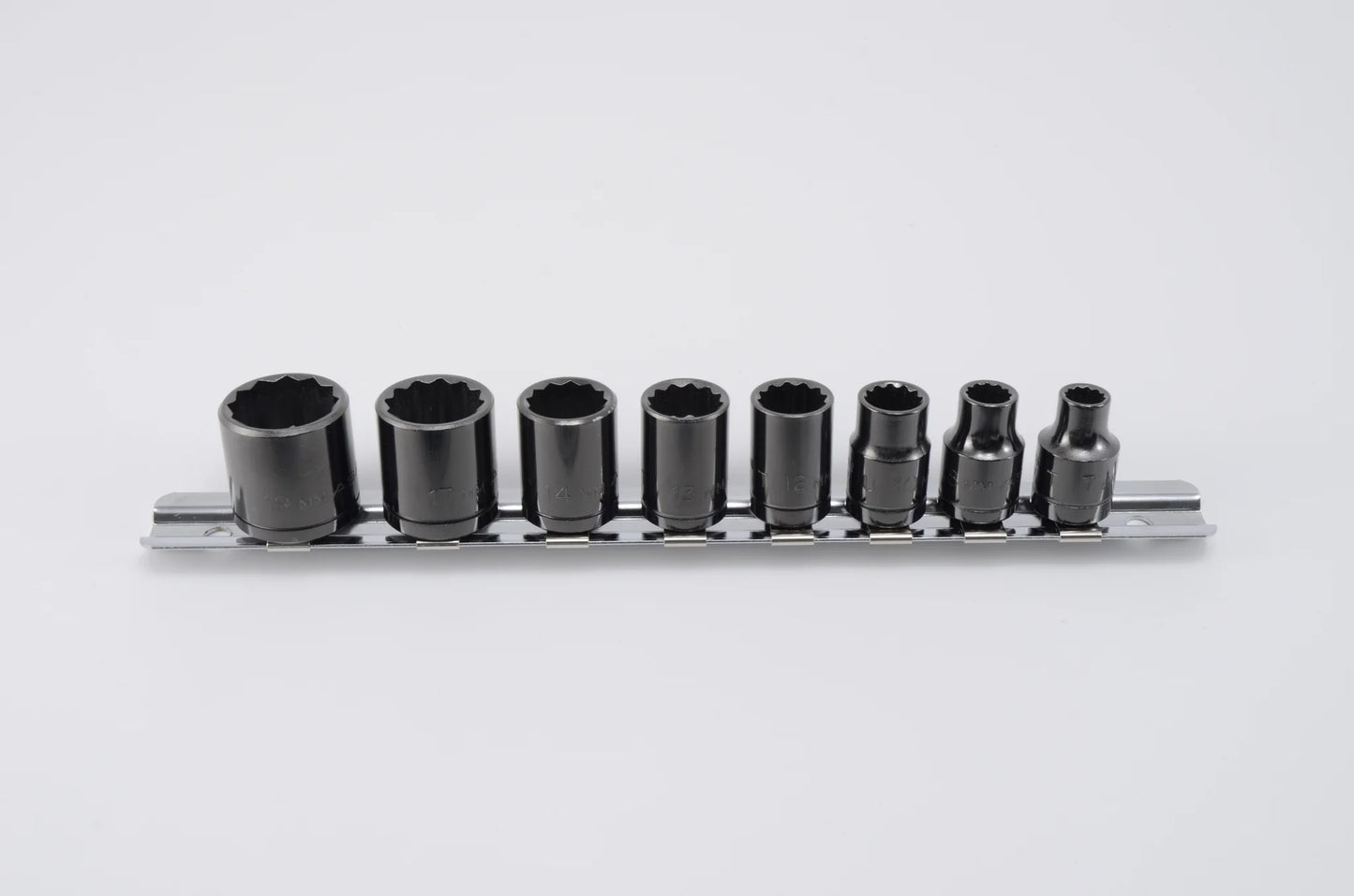 ASAHI 8pc Metric Socket Set Tactile Black 3/8 in. Drive VO3080K