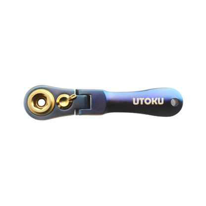 Utoku Mini Ratchet - Titanium Plated Indigo UT-FXRGM-Ti2