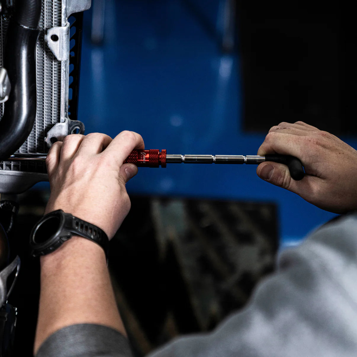 Sunex Tools 1/4 in. And 3/8 in. Drive Comfort Grip Adjustable T-Handle Speeder 2 Piece Set 9727