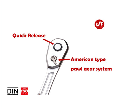 Utoku Nexper Anti-Slip Socket Set With 1/4" 90t Ratchet UT-NEXP-SST