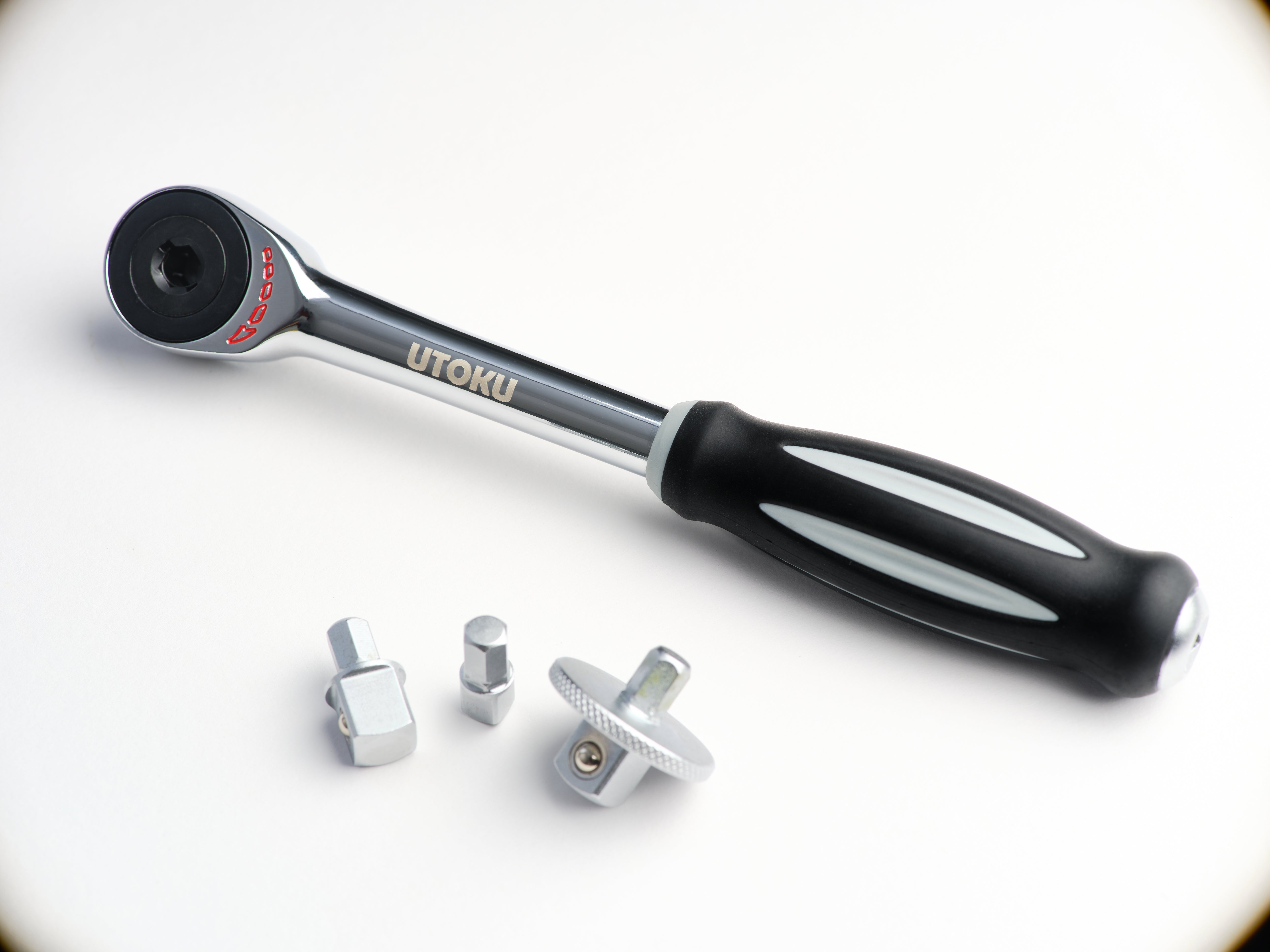 Utoku Twist Handle Bit Ratchet With 3 Adapters UT-TBA-14B – ABD TOOLS