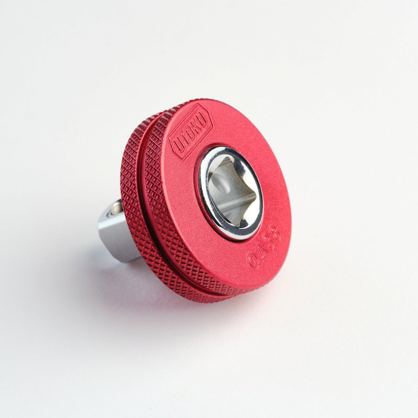 Utoku 3/8 in. to 3/8 in. Drive Thumb Wheel Quick Spinner Adaptor, Red UT-QA38L