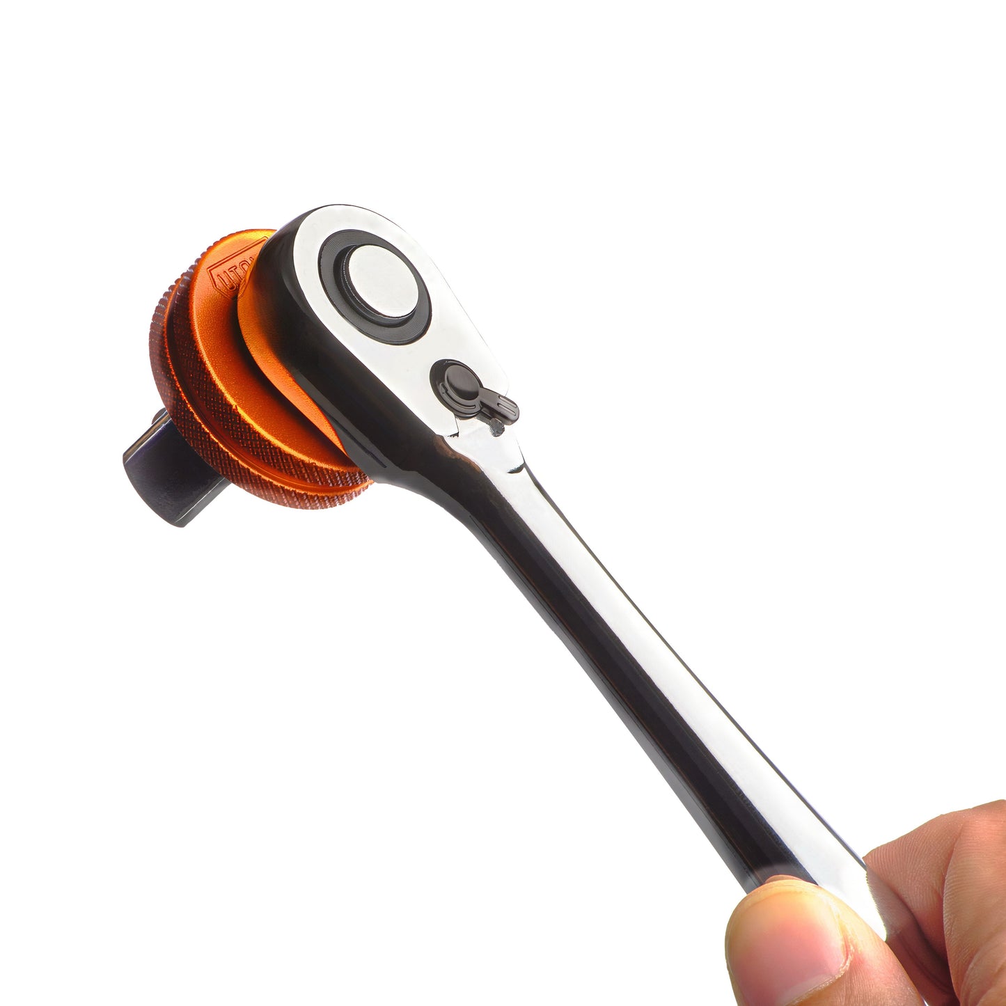 Utoku 3/8 in. to 1/2 in. Drive Thumb Wheel Quick Spinner Adapter, Orange UT-QA34