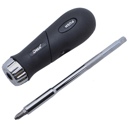 DEEN Ratcheting Pistol Grip Screwdriver DNDR14