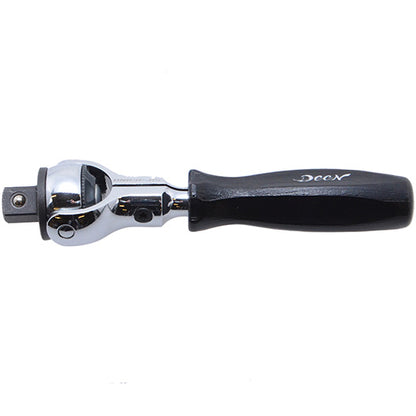 DEEN Stubby Compact Head Swivel Ratchet 3/8 DNR3F-05