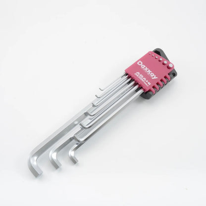 ASAHI DaxKey Stubby Offset Long Hex L-Key Wrench Set Metric 9pc DYS0910
