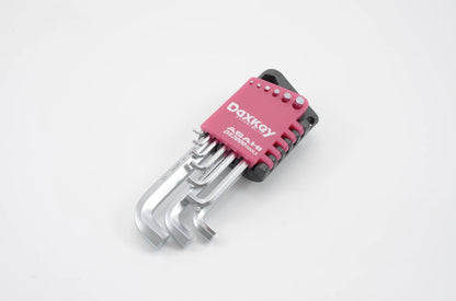 ASAHI DaxKey Stubby Offset Short Hex L-Key Wrench Set Metric 9pc DZS0910