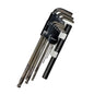 DEEN Heavy Duty Extra Long Ball-End Hex Key Set Metric DNHXTLS9NP