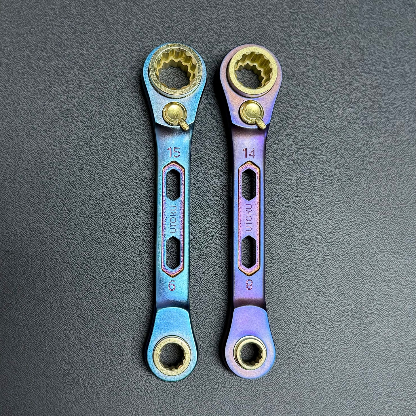 Utoku 4 in 1 Ratcheting Wrench Titanium Violet UT-4S814LTi3