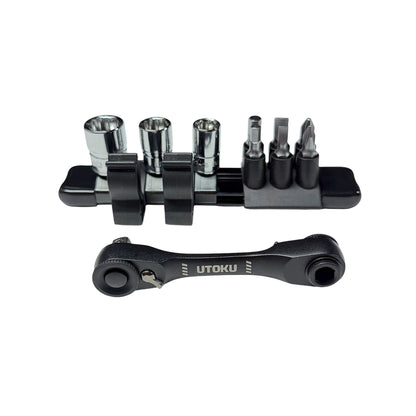 Utoku 90T Double Pico Ratchet Wrench Set Black UT-PICO-STB