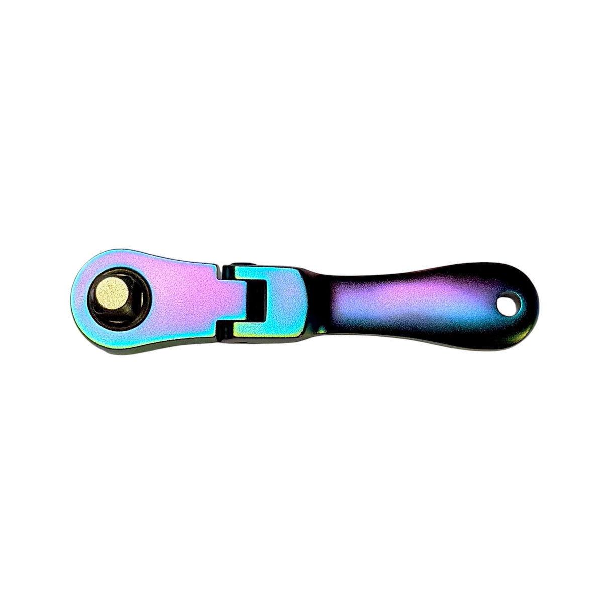 Utoku 14 Piece Mini Ratchet Socket and Bit Set Titanium Rainbow UT-NRGM-Ti