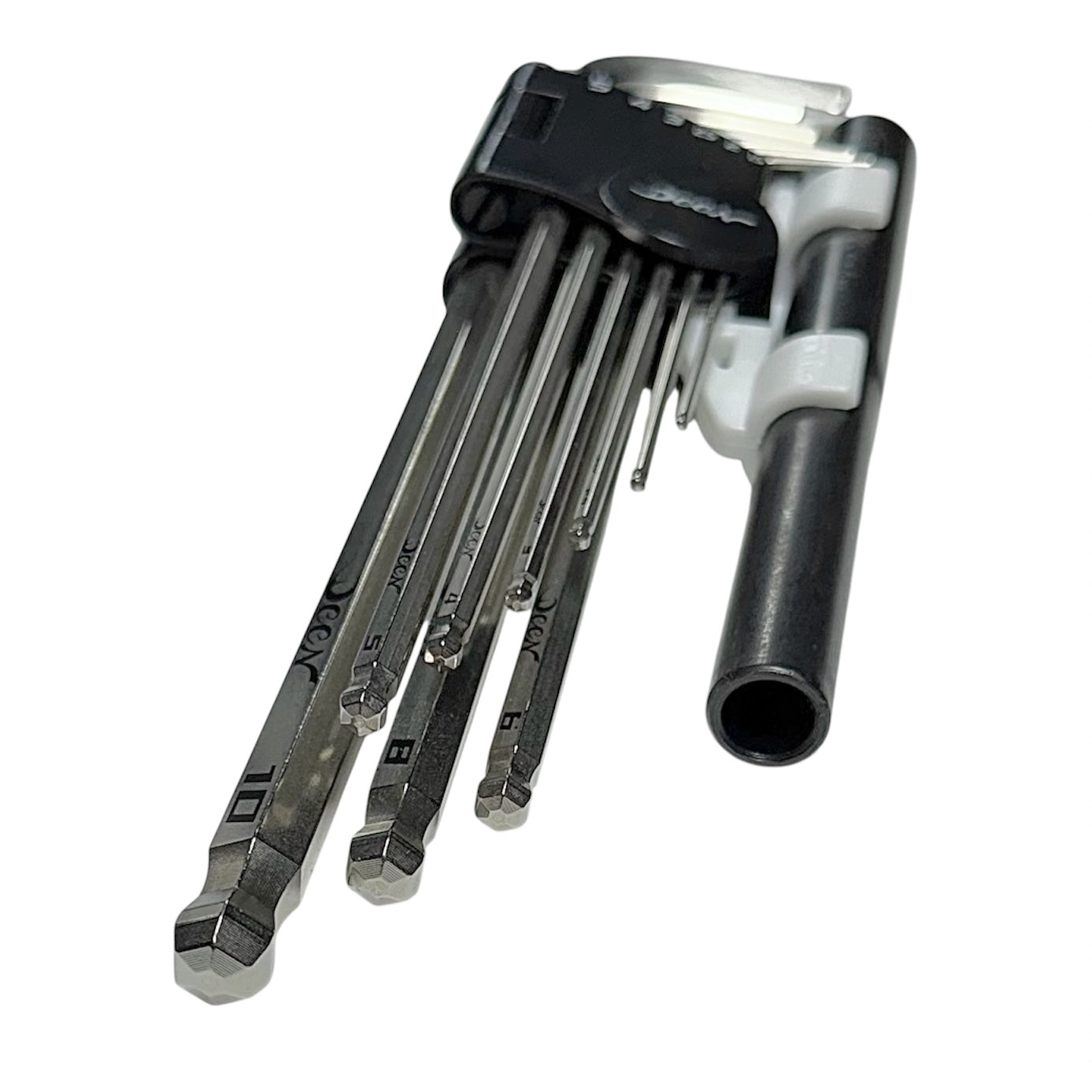 DEEN Heavy Duty Extra Long Ball-End Hex Key Set Metric DNHXTLS9NP