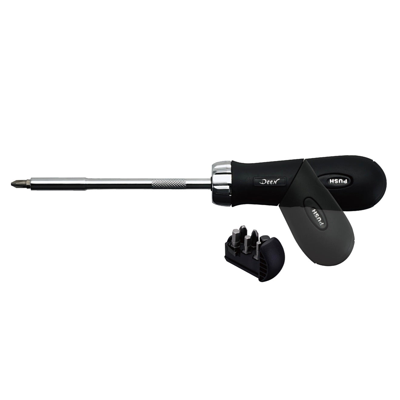 DEEN Ratcheting Pistol Grip Screwdriver DNDR14