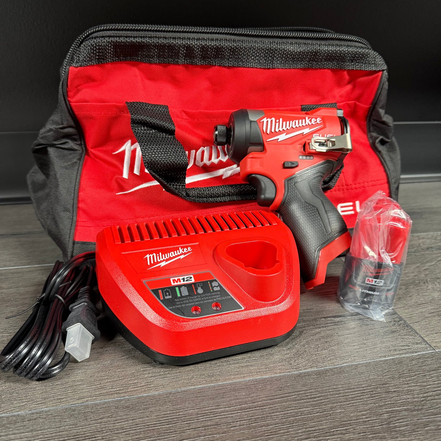 Milwaukee M12 FUEL 1/4 Inch Hex Impact Driver Kit 3453-21